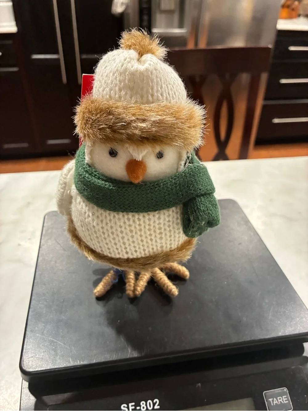 Rare 2017 Target Wondershop Winter Bird Tahoe With Foot Tag Green Scarf Pompom